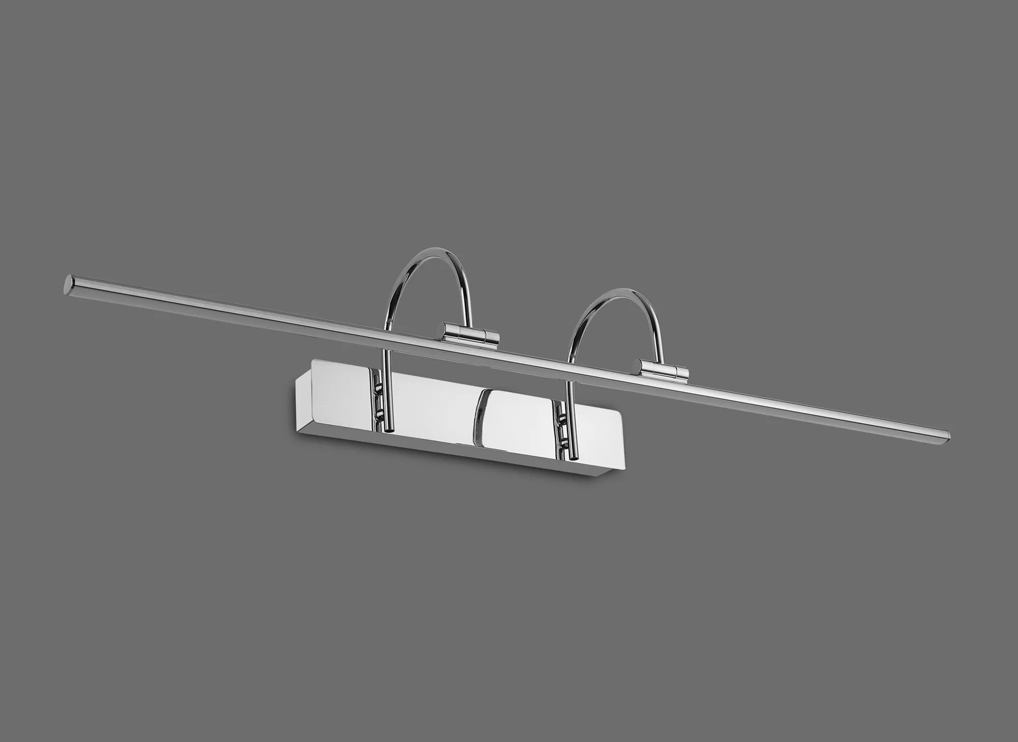 Mantra Fusion - Paracuru Large Double Armed Slimline Wall Lamp/Picture Light with Warm White Integrated LED (Mantra) - Luminosity Designs Ltd
