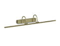 Mantra Fusion - Paracuru Large Double Armed Slimline Wall Lamp/Picture Light with Warm White Integrated LED (Mantra) - Luminosity Designs Ltd