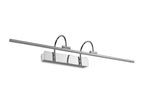 Paracuru Large Double Armed Slimline Wall Lamp/Picture Light with Warm White Integrated LED (Mantra)