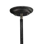 Diyas - Parker Pendant 1 Light E27 Weathered Zinc/Brushed Nickel - Luminosity Designs Ltd