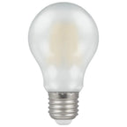 PEARL 2700k Crompton Warm White Dimmable LED GLS E27 Filament Bulb - 7.5w 806 Lumen, 60w Equivalent - Luminosity Designs Ltd