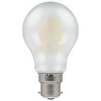 PEARL 2700k Crompton Warm White Dimmable LED GLS E27 Filament Bulb - 7.5w 806 Lumen, 60w Equivalent - Luminosity Designs Ltd
