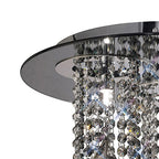 Diyas - Pegasus Ceiling 3 Light G9 Polished Mirror With Crystal - Luminosity Designs Ltd