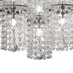 Diyas - Pegasus Ceiling 3 Light G9 Polished Mirror With Crystal - Luminosity Designs Ltd