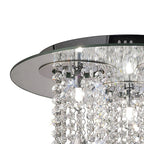 Diyas - Pegasus Ceiling 3 Light G9 Polished Mirror With Crystal - Luminosity Designs Ltd