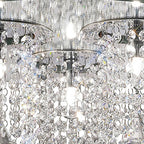 Diyas - Pegasus Ceiling 3 Light G9 Polished Mirror With Crystal - Luminosity Designs Ltd