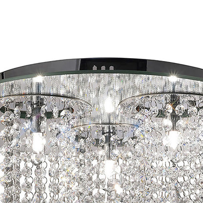 Pegasus Ceiling 3 Light G9 Polished Mirror With Crystal