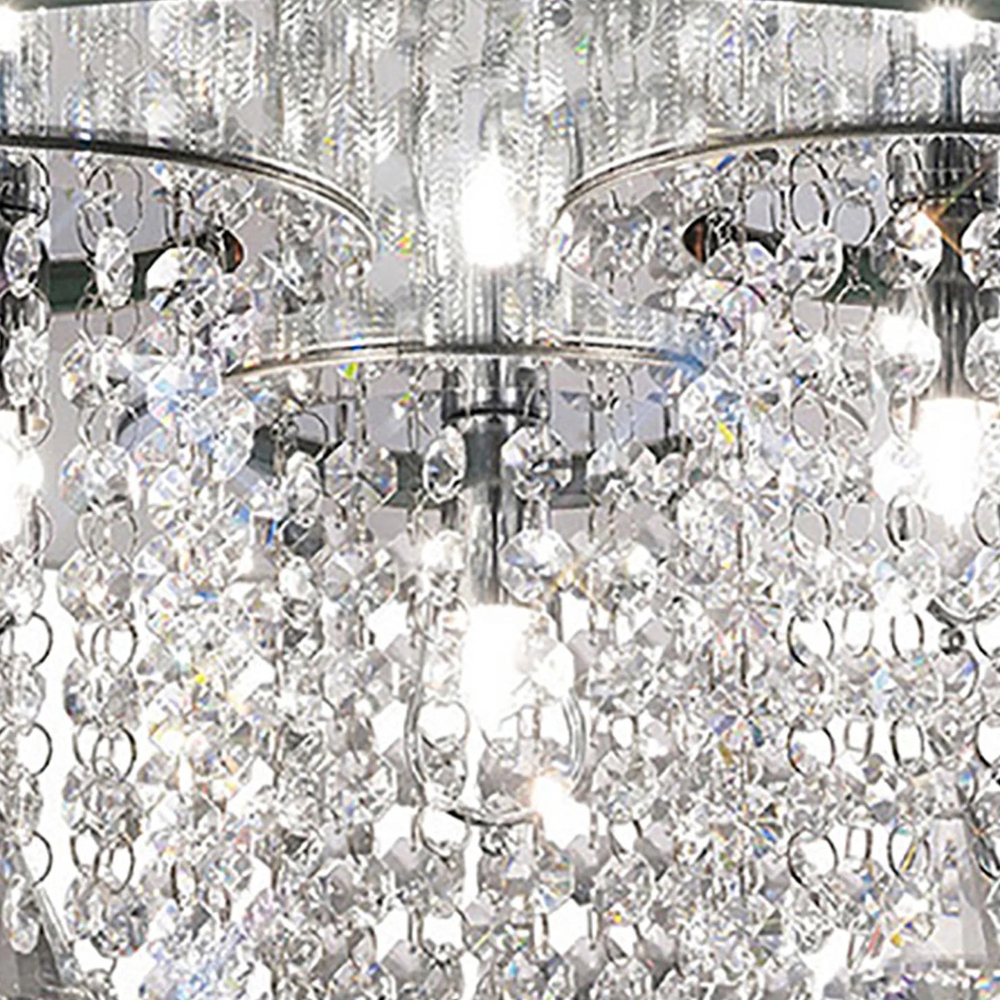 Pegasus Ceiling 3 Light G9 Polished Mirror With Crystal