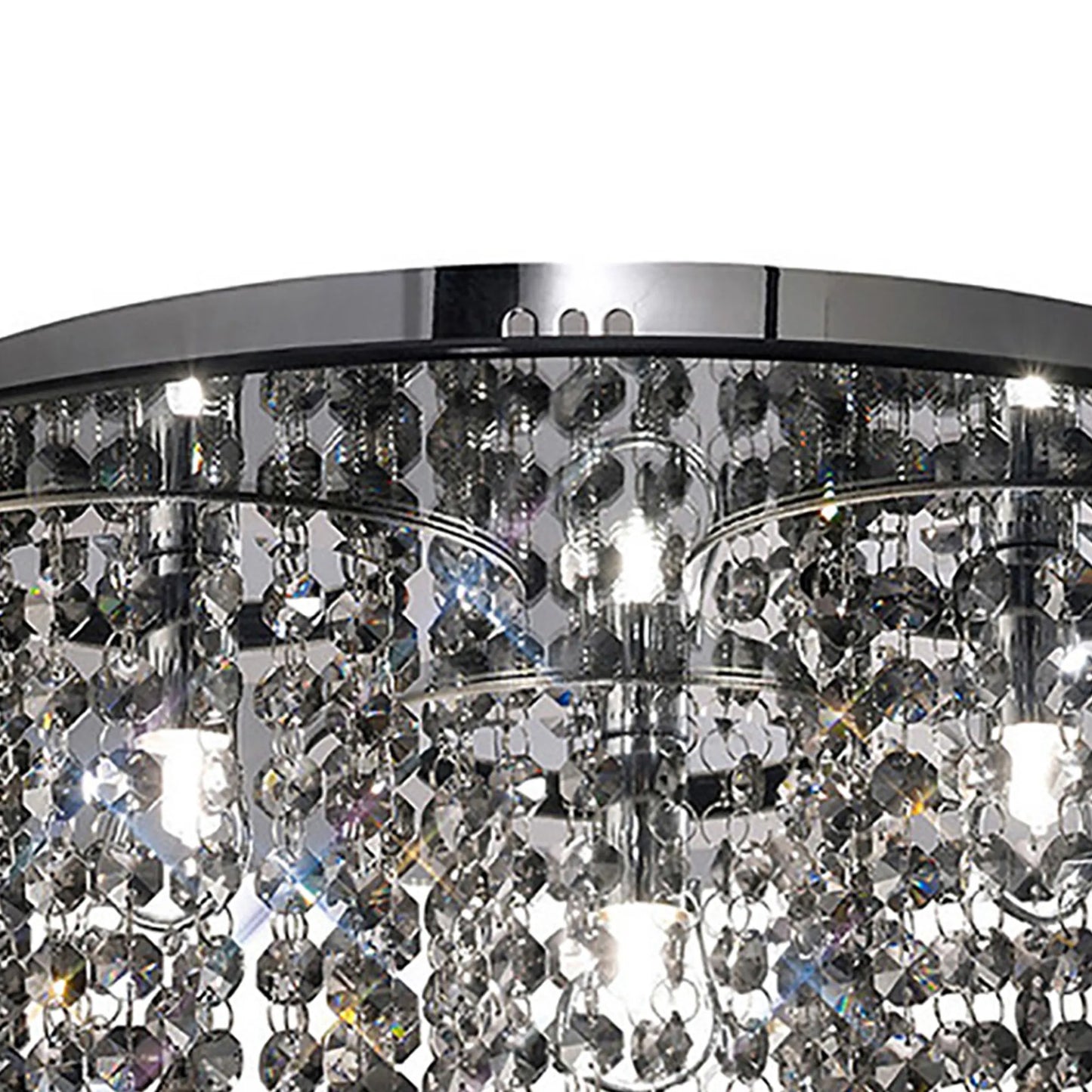 Pegasus Ceiling 3 Light G9 Polished Mirror With Crystal