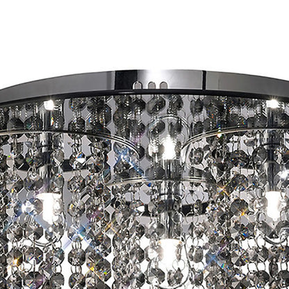 Pegasus Ceiling 3 Light G9 Polished Mirror With Crystal