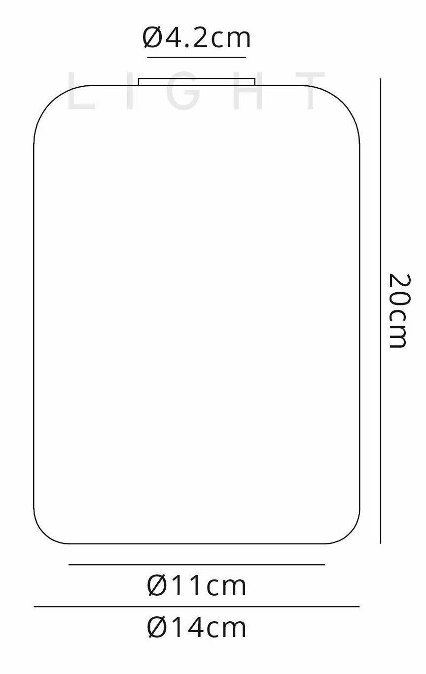 Luminosity Designs - Pendulum Small Tubular Glass Shades - Luminosity Designs Ltd