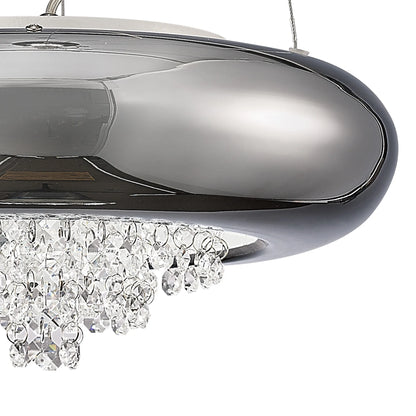 Phyllis Large Pendant,  3 Light G9,  Polished Chrome/Crystal (Diyas IL31563)