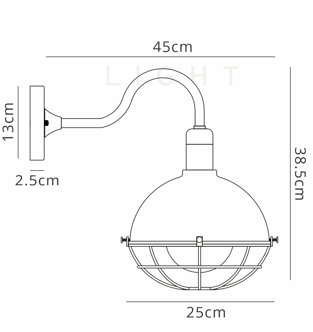 Luminosity Designs - Pier Wall Light - Luminosity Designs Ltd