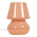 LSE - Pin Stripe Pink Retro Style Glass Table Lamp - Luminosity Designs Ltd
