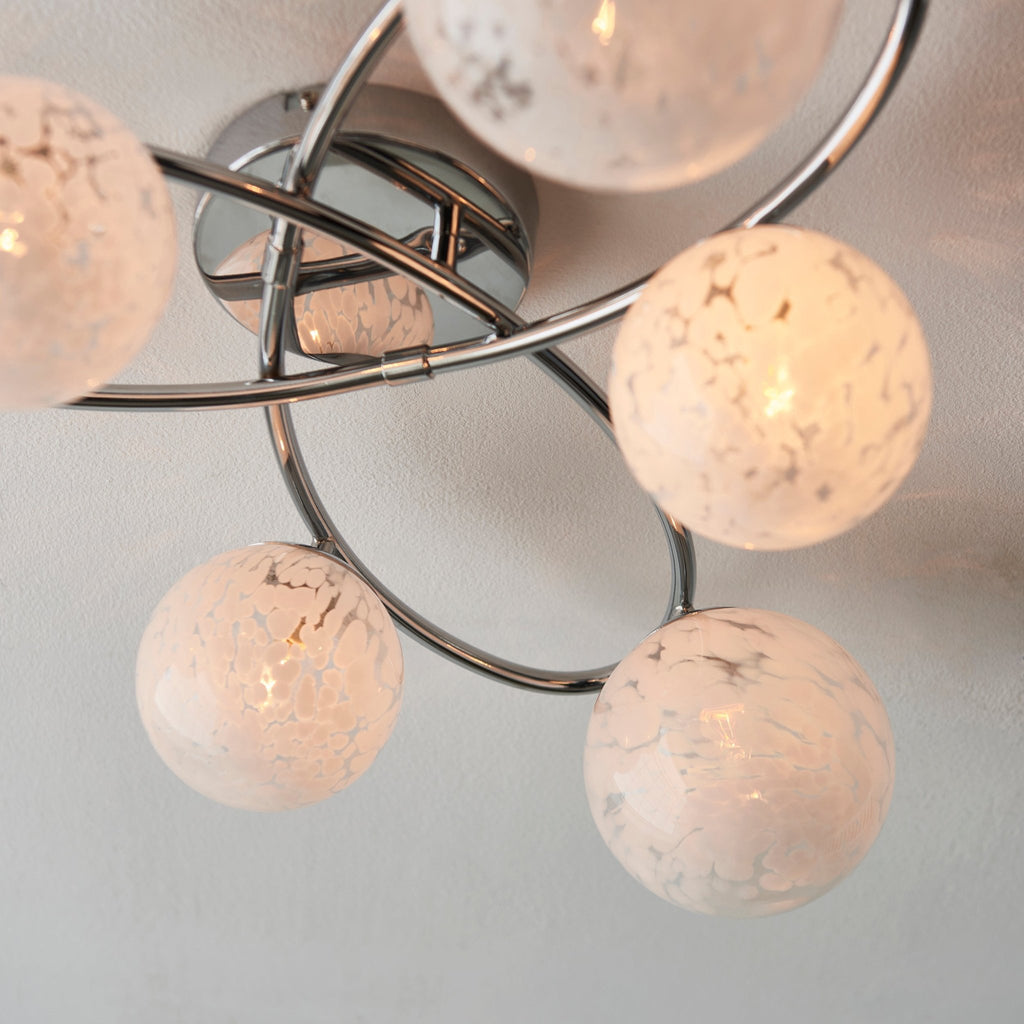 Luminosity Designs - Pinta 6 Light Flush Fitting - Luminosity Designs Ltd