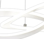 Luminosity Designs - Planet LED Neon 49cm Pendant, 40W LED, 3000K, 1800lm, White - Luminosity Designs Ltd