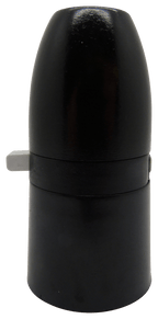 Luminosity Designs - Plastic BC Switched Lampholder (Half Inch) - Luminosity Designs Ltd