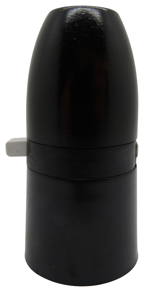 Luminosity Designs - Plastic BC Switched Lampholder (Half Inch) - Luminosity Designs Ltd