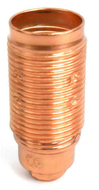 Luminosity Designs - Plated Metal SES Unwitched Lampholder (10mm) - Luminosity Designs Ltd