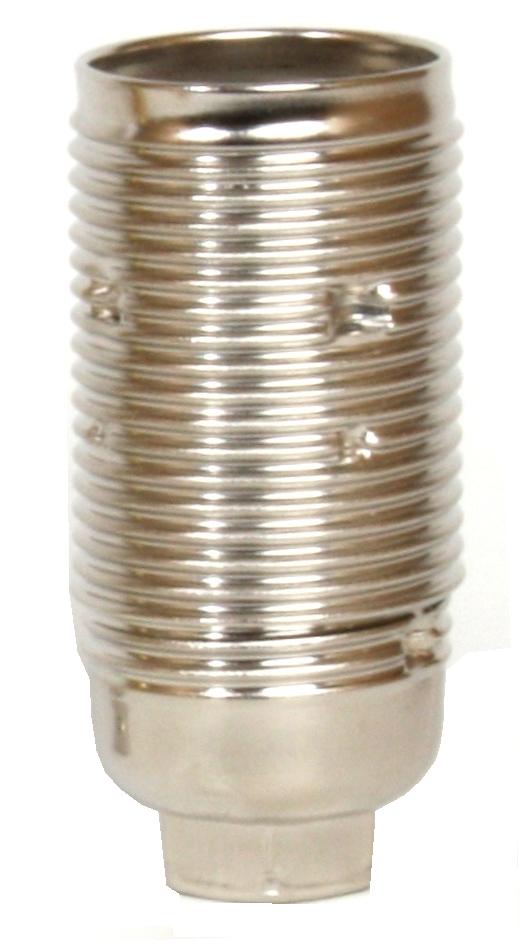 Luminosity Designs - Plated Metal SES Unwitched Lampholder (10mm) - Luminosity Designs Ltd