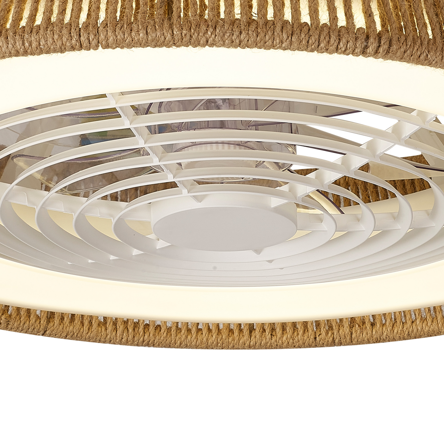 Polynesia Mini LED Dimmable Ceiling Light With Built-In Fan - Remote Control