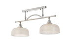 Luminosity Designs - Polished Nickel Sledmere 2 Light Bar (Converts to Semi Flush) 2x E27 - Luminosity Designs Ltd