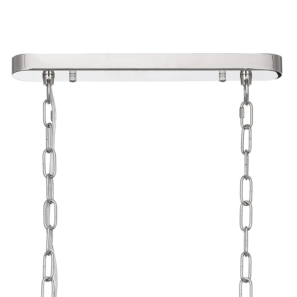 Luminosity Designs - Polished Nickel Sledmere 2 Light Bar (Converts to Semi Flush) 2x E27 - Luminosity Designs Ltd