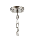 Luminosity Designs - Polished Nickel Sledmere 27cm Flush/Single Pendant, 1 Light Adjustable to Semi Flush, E27 - Luminosity Designs Ltd