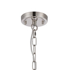Luminosity Designs - Polished Nickel Sledmere 27cm Flush/Single Pendant, 1 Light Adjustable to Semi Flush, E27 - Luminosity Designs Ltd