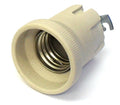 Luminosity Designs - Porcelain Panel Mounting GES / E40 Lampholder - Luminosity Designs Ltd