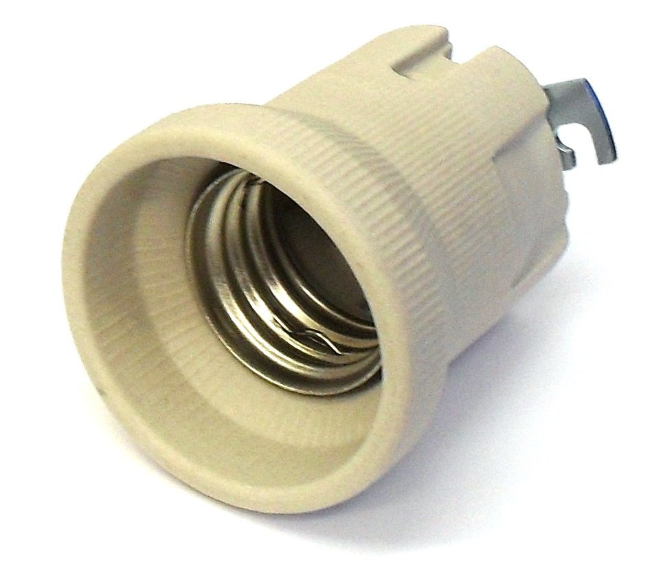 Luminosity Designs - Porcelain Panel Mounting GES / E40 Lampholder - Luminosity Designs Ltd