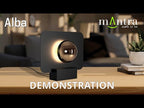 Alba Modern Art Style 25cm Table Lamp, 8W LED, 3000K, 640lm, (Mantra 8416)