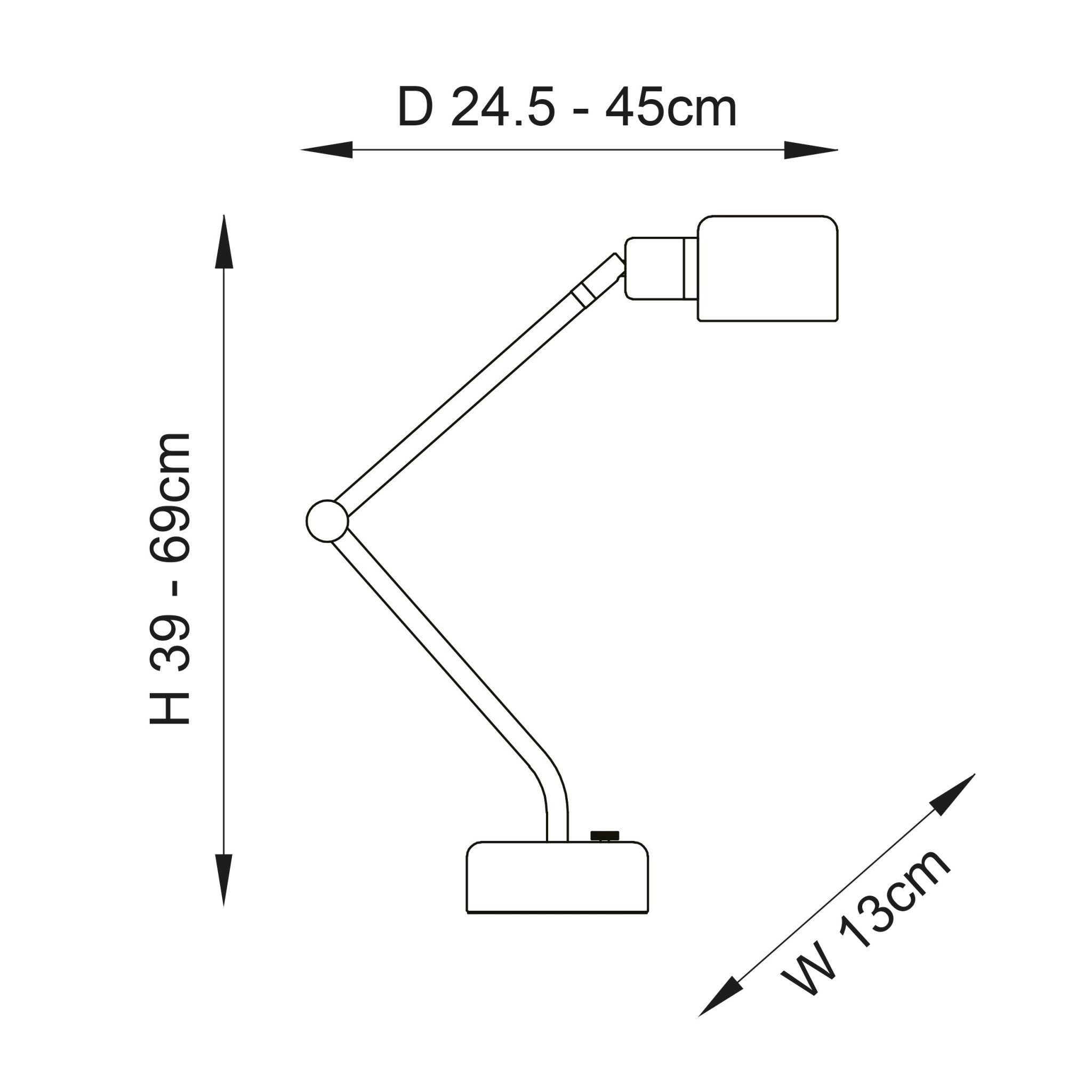 Luminosity Designs - Profile Table Lamp - Luminosity Designs Ltd