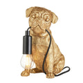 Endon - Pug Sculpture Table Lamp With Braided Cable and E14 Lamp holder (ENDON 107324 / 107325) - Luminosity Designs Ltd