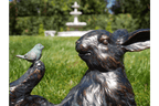 Luminosity Designs - Rabbit and Bird Figurine - Luminosity Designs Ltd