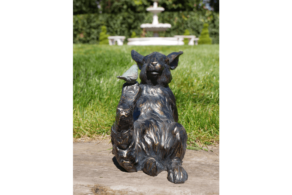 Luminosity Designs - Rabbit and Bird Figurine - Luminosity Designs Ltd