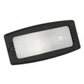 Oaks Lighting - Recessed Matt Black IP44 Brick Light With Opal Diffuser. 1x E27 - Luminosity Designs Ltd