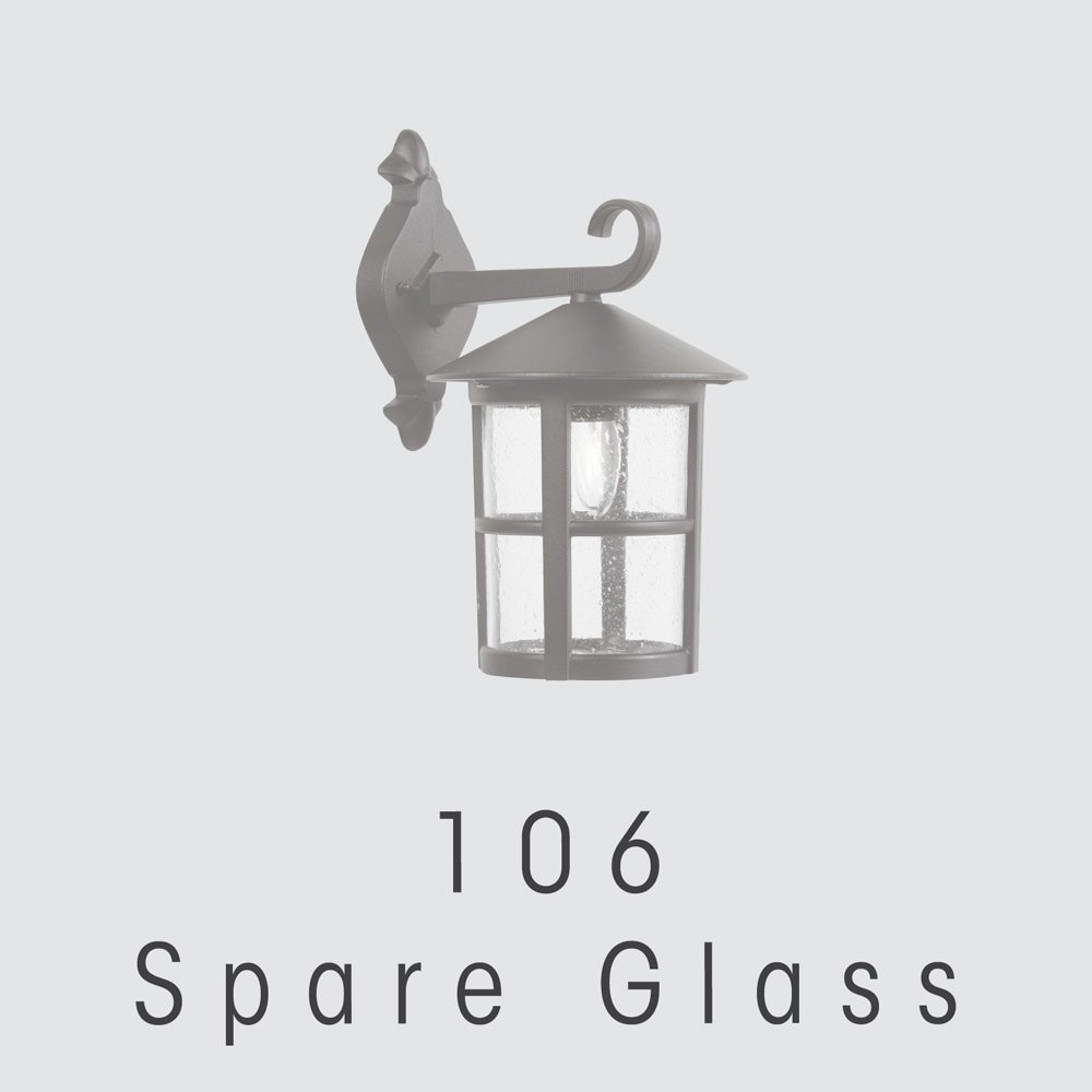 Oaks Lighting - Replacement Glass for Oaks Bedale Outdoor Lantern - Luminosity Designs Ltd