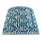 Endon - Ripple 35cm Tapered and Pleated Table Lamp Shade with Fixed Gimble in Various Colours - Luminosity Designs Ltd