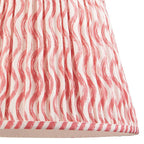 Endon - Ripple 35cm Tapered and Pleated Table Lamp Shade with Fixed Gimble in Various Colours - Luminosity Designs Ltd