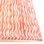 Endon - Ripple 35cm Tapered and Pleated Table Lamp Shade with Fixed Gimble in Various Colours - Luminosity Designs Ltd