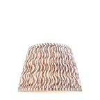 Endon - Ripple 35cm Tapered and Pleated Table Lamp Shade with Fixed Gimble in Various Colours - Luminosity Designs Ltd