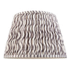 Endon - Ripple 35cm Tapered and Pleated Table Lamp Shade with Fixed Gimble in Various Colours - Luminosity Designs Ltd