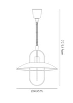Deco - Riva Rise & Fall Pendant - Luminosity Designs Ltd