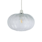 Oaks Lighting - Riverwood Non Electric Pumpkin Glass Shade for Ceiling Pendants - Luminosity Designs Ltd