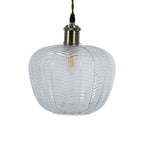 Oaks Lighting - Riverwood Squash Non Electric Pumpkin Glass Shade for Ceiling Pendants - Luminosity Designs Ltd