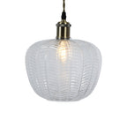 Oaks Lighting - Riverwood Squash Non Electric Pumpkin Glass Shade for Ceiling Pendants - Luminosity Designs Ltd