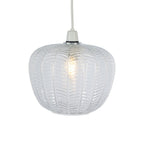 Oaks Lighting - Riverwood Squash Non Electric Pumpkin Glass Shade for Ceiling Pendants - Luminosity Designs Ltd