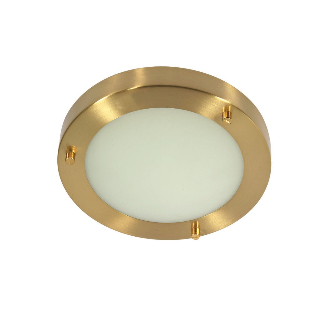 Oaks Lighting - Rondo Mini Metal Flush Ceiling Light, 1x G9 - Luminosity Designs Ltd