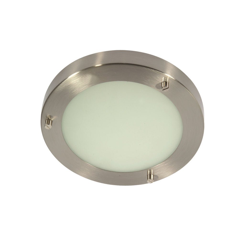Oaks Lighting - Rondo Mini Metal Flush Ceiling Light, 1x G9 - Luminosity Designs Ltd